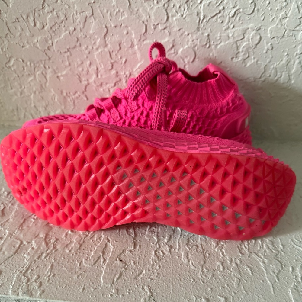 NOBULL Pink Athletic Shoes with Knit Upper and Sock-Like Fit - Picture 3 of 3